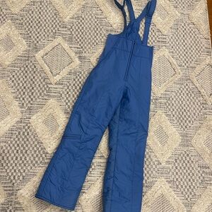 Skitique International Vintage Women's Blue Ski Snow Bib Snowsuit Suit Small